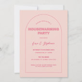 Uitnodiging van de partij voor het opwarmen van he (Voorkant)