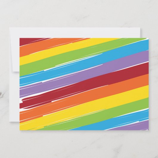 Uitnodiging van de partij voor het schilderen van (Achterkant)