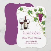 Uitnodiging van de partij voor het tellen van graf (Voorkant / Achterkant)