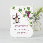 Uitnodiging van de partij voor het tellen van graf (Staand voorkant)