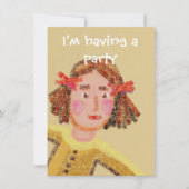 Uitnodiging van de partij voor kinderen (Voorkant)