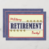 Uitnodiging van de partij voor militaire uittredin (Voorkant / Achterkant)