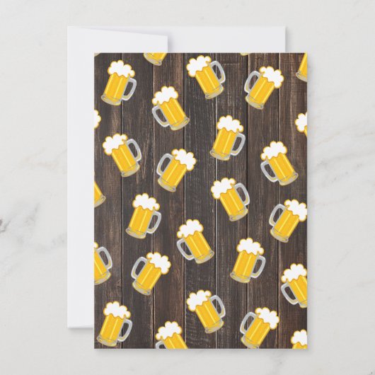 Uitnodiging van de Partij voor Pensionering van Be (Achterkant)