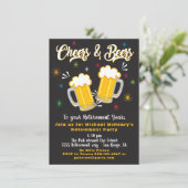 Uitnodiging van de Partij voor Pensionering van Ch (Staand voorkant)