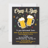 Uitnodiging van de Partij voor Pensionering van Ch (Voorkant)