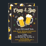Uitnodiging van de Partij voor Pensionering van Ch<br><div class="desc">Geweldige Uitnodigingen van de Pensioenpartij van de Cheers and Beers. Geweldige retro hip vibe. Hulp nodig bij de indeling, stuur me gewoon een e-mail op tkatz@me.com Geweldig voor elke mijlpaal verjaardag, 30e, 40e, 50e, 60e, 70e, 80e of meer! Verandering in om het even welke leeftijd Hand getrokken illustratie door McBooboboe...</div>