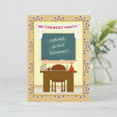 Uitnodiging van de Partij voor pensionering van le (Staand voorkant)