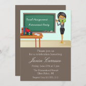 Uitnodiging van de Partij voor pensionering van le (Voorkant / Achterkant)