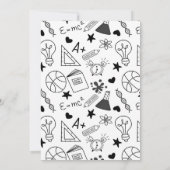 Uitnodiging van de Partij voor pensionering van le (Achterkant)