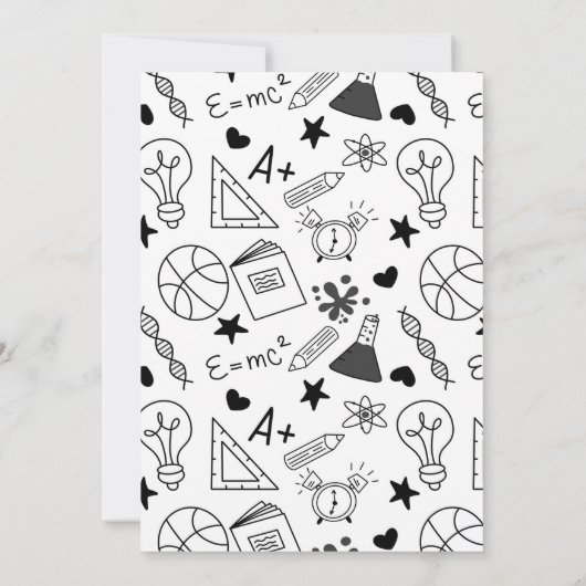 Uitnodiging van de Partij voor pensionering van le (Achterkant)