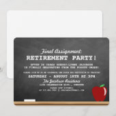 Uitnodiging van de Partij voor pensionering van le (Voorkant / Achterkant)