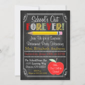 Uitnodiging van de Partij voor pensionering van le (Voorkant)