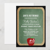 Uitnodiging van de Partij voor pensionering van le (Voorkant / Achterkant)