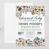 Uitnodiging van de Partij voor pensionering van le (Voorkant / Achterkant)