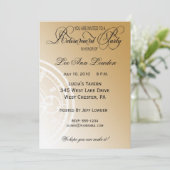 Uitnodiging van de partij voor vervroegde uittredi (Staand voorkant)