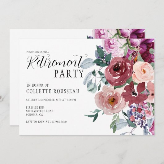 Uitnodiging van de partij voor vervroegde uittredi (Voorkant / Achterkant)