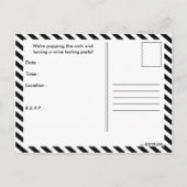 uitnodiging van de partij voor wijnbereiding (Achterkant)