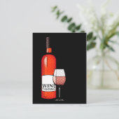 uitnodiging van de partij voor wijnbereiding (Staand voorkant)