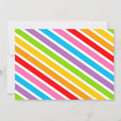 Uitnodiging van de partij Waterslide Birthday (Achterkant)