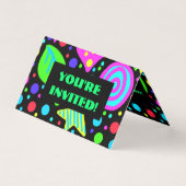 Uitnodiging van de partij Wild 80 (Voorkant)