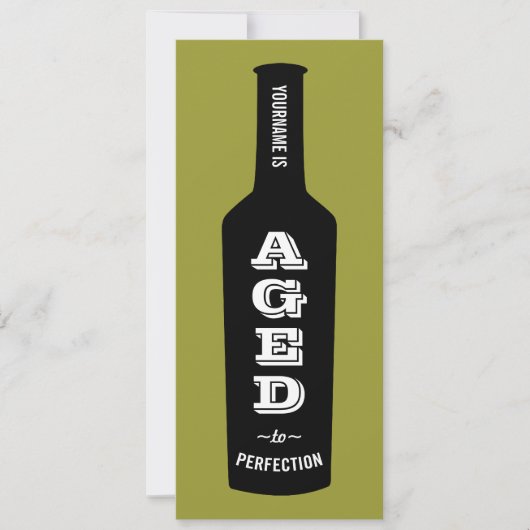 Uitnodiging van de partij Wine Lover Birthday (Voorkant)