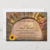 Uitnodiging van de partij Wine Théconomyard Bachel (Voorkant)