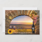 Uitnodiging van de partij Wine Théconomyard Bachel (Achterkant)