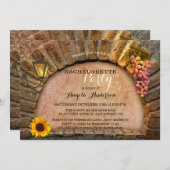 Uitnodiging van de partij Wine Théconomyard Bachel (Voorkant / Achterkant)