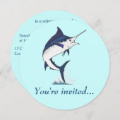 Uitnodiging van de Pensioenpartij: Atlantische bla (Voorkant / Achterkant)