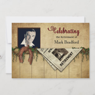 Uitnodiging van de Pensioenpartij, Foto, Hoefijzer