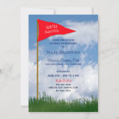 Uitnodiging van de Pensioenpartij, Golf Club/Ball (Achterkant)