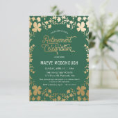 Uitnodiging van de Pensioenpartij, kleine uitnodig (Staand voorkant)