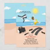 Uitnodiging van de Pensioenpartij (mannen) (Voorkant / Achterkant)