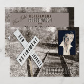 Uitnodiging van de Pensioenpartij - Nieuwe reis na (Voorkant / Achterkant)