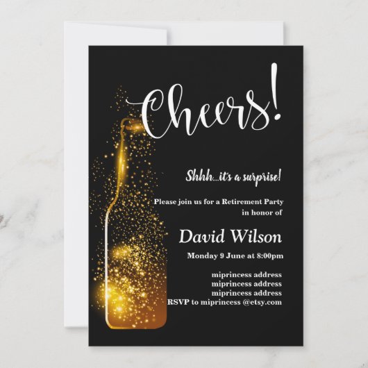 Uitnodiging van de Pensioenpartij, ouderdomspensio (Voorkant)