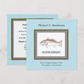 Uitnodiging van de Pensioenpartij voor roodbaars (Voorkant / Achterkant)