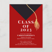 Uitnodiging van de Pet van de afstudeerder (Voorkant)