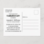 Uitnodiging van de Pet van de afstudeerder (Achterkant)