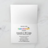 Uitnodiging van de Pet van de afstudeerder (Binnen)