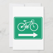 Uitnodiging van de Pijl van het cyclusrichting (Voorkant)