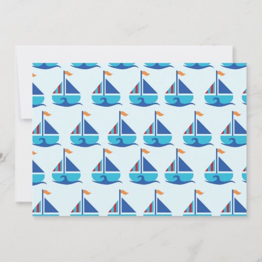 Uitnodiging van de Pirate and Mermaid Birthday Par (Achterkant)