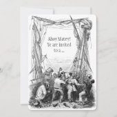  uitnodiging van de Pirate Buccaneer Birthday (Voorkant)