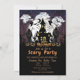 Uitnodiging van de Planner van Halloween Party