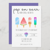 Uitnodiging van de Popsiche Partij (Voorkant / Achterkant)