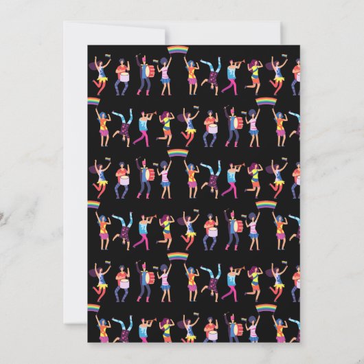 Uitnodiging van de Pride Partij | PRIJS (Achterkant)