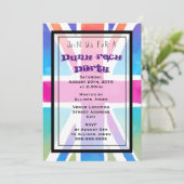 Uitnodiging van de Punk Partij van de Jack Flag va (Staand voorkant)