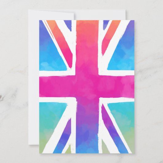 Uitnodiging van de Punk Partij van de Jack Flag va (Achterkant)