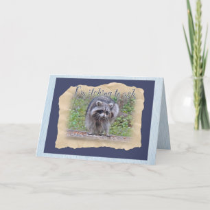 Uitnodiging van de Raccoon van Itchin' Scratchin