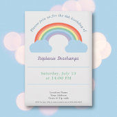 Uitnodiging van de Rainbow Birthday