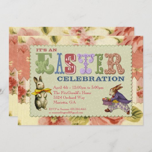 Uitnodiging van de Rasterpartij (Voorkant / Achterkant)